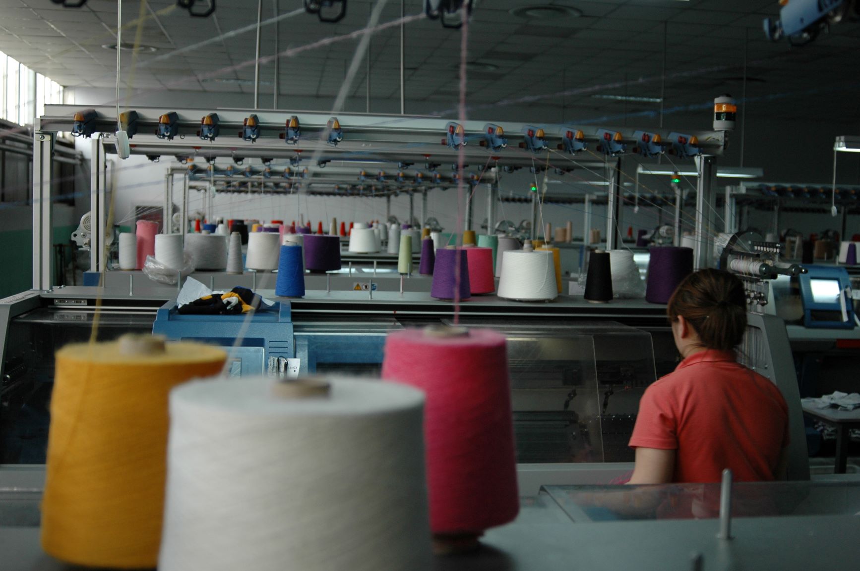 Colourful cotton in the factory © Better Cotton Initiative