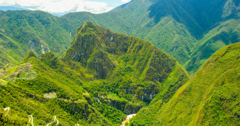 Mountain Valley in Peru